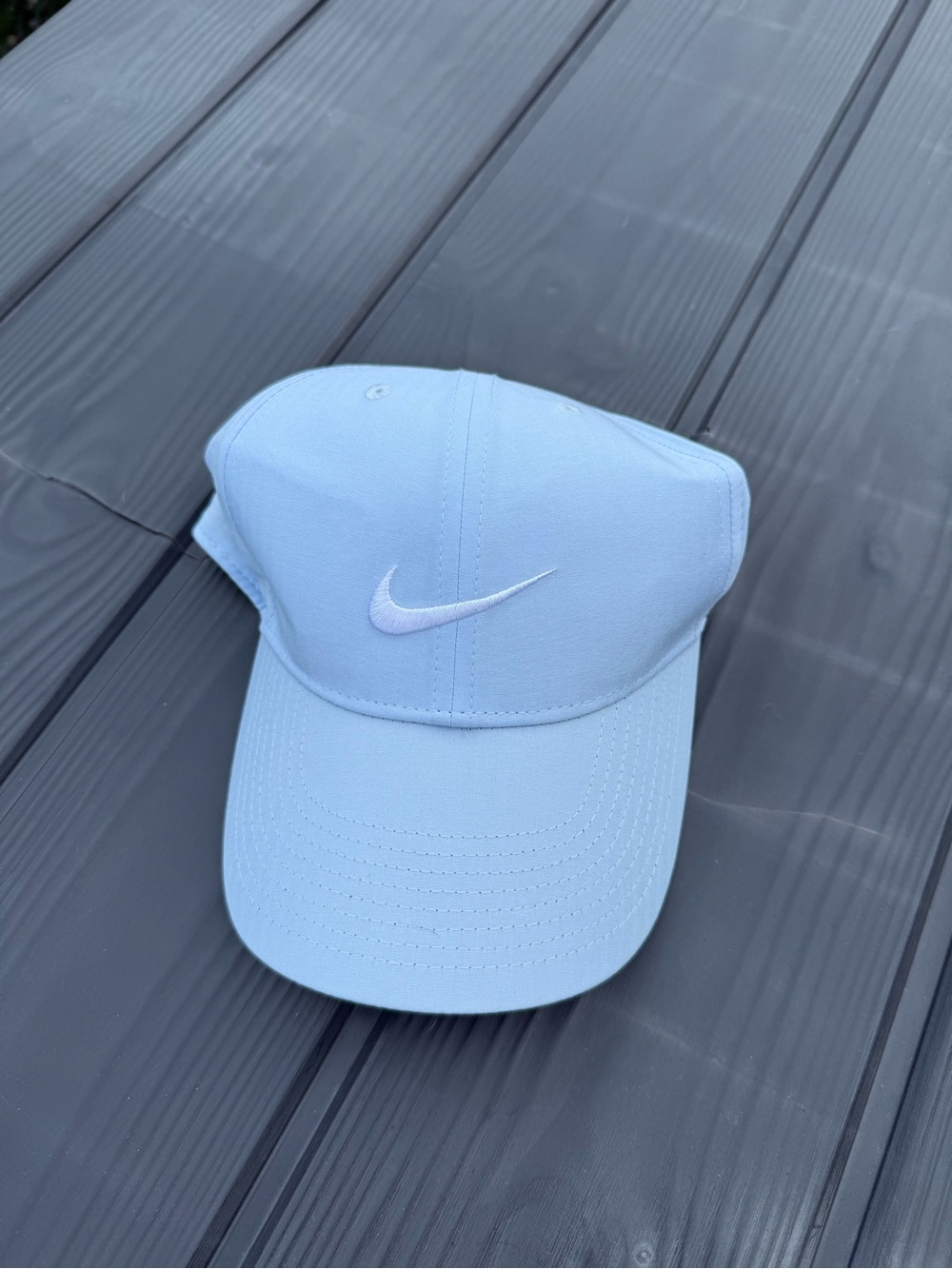 Nike Legacy 91 Dri-FIT Golf Cap | Light Blue & White